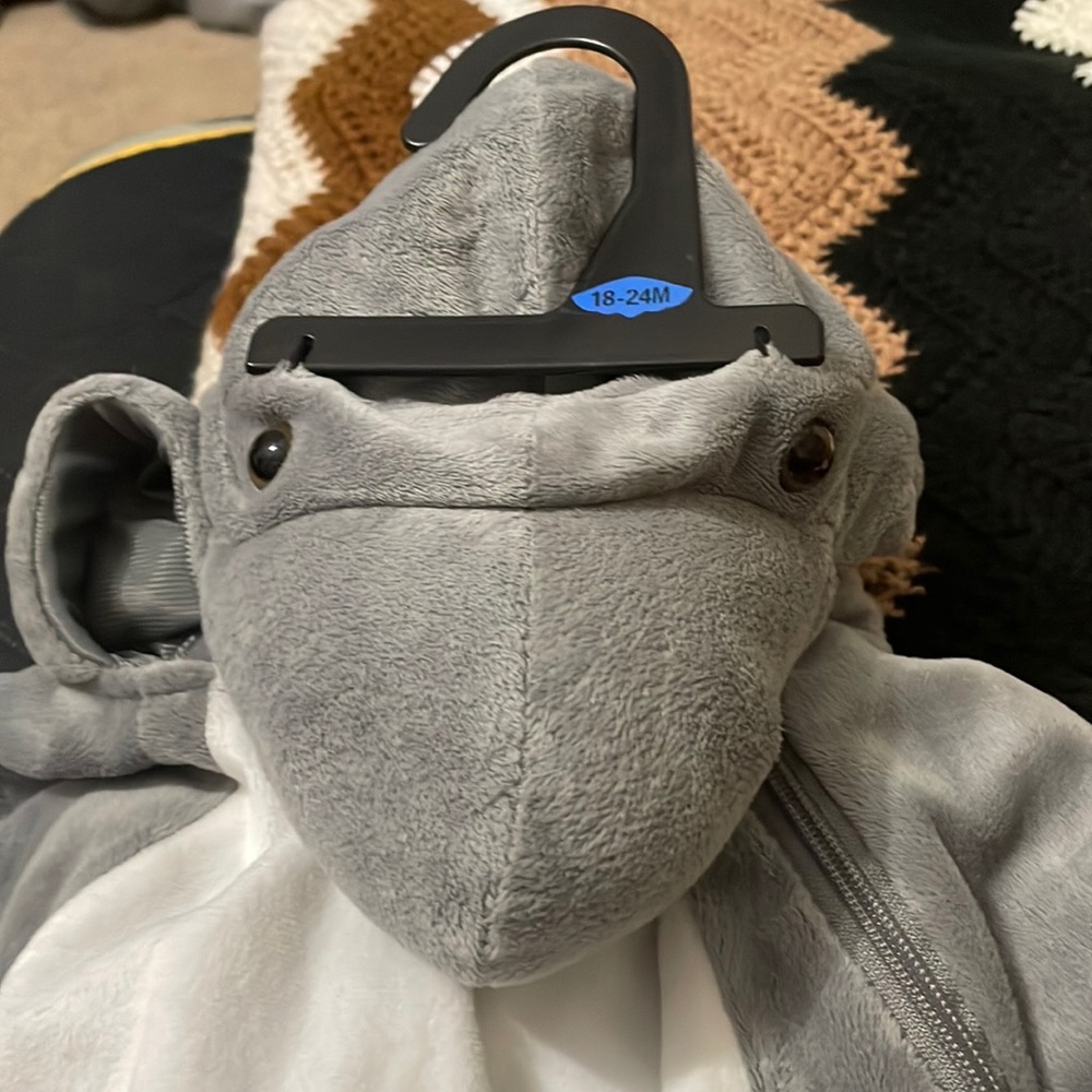 Baby shark doo doo doo doo. Get it while it lasts shark Halloween costume.